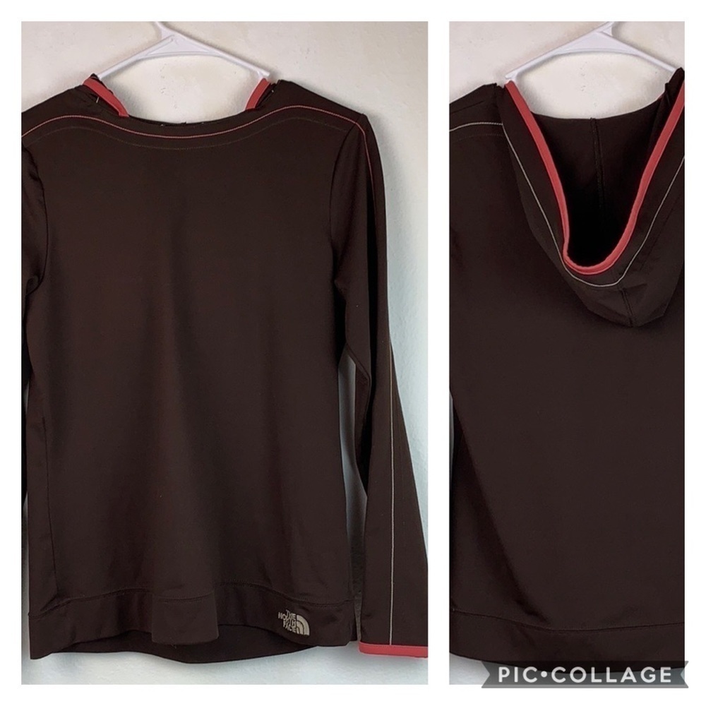 North Face stretch hoodie pullover vapor wick top